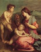 Andrea del Sarto Holy Family with john the Baptist France oil painting artist
